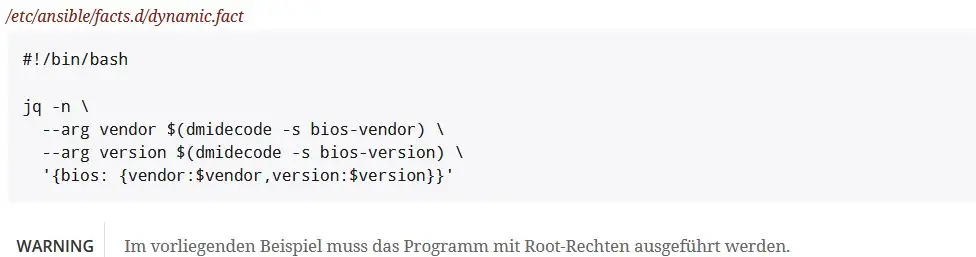 ansible dynamic fact