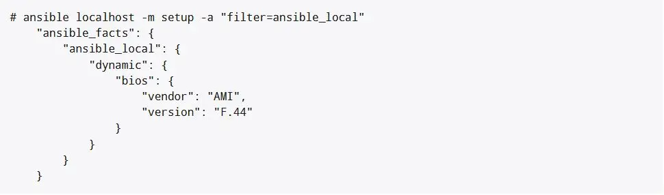 ansible localhost filter 1