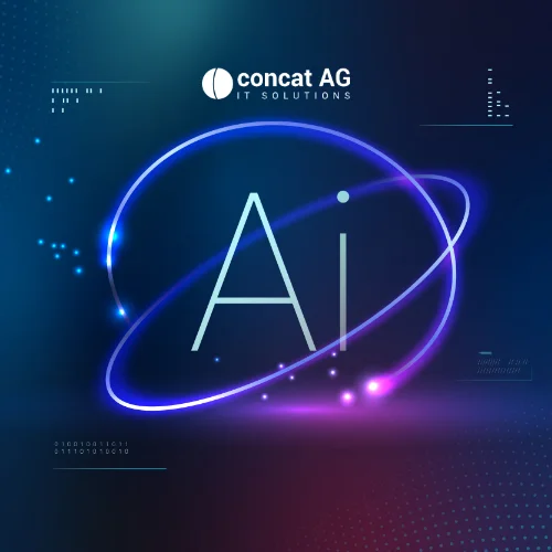 AI Technology Logo mit Concat Logo