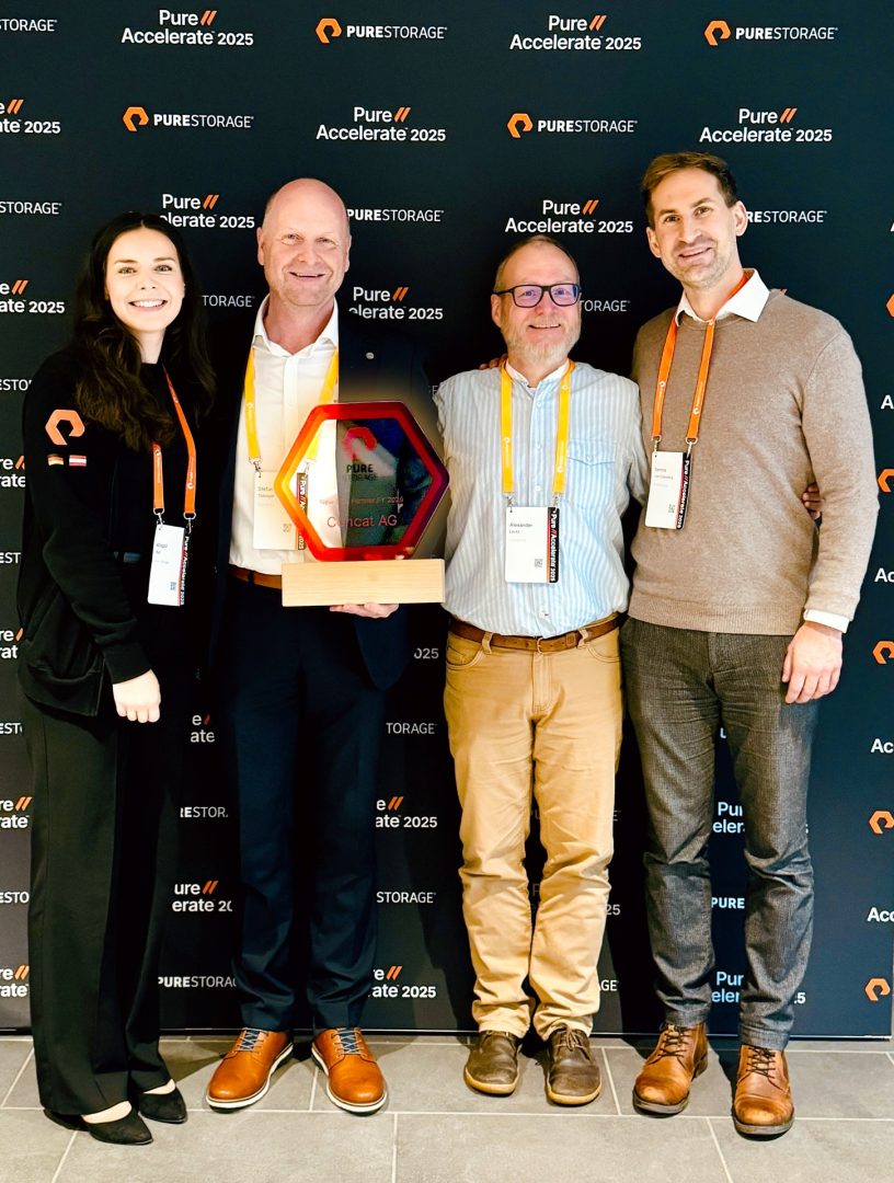 Pure Storage Elite Partner: Concat AG erreicht den höchsten Partnerstatus 1 Pure Storage Award ConcatAG StTue 16102025