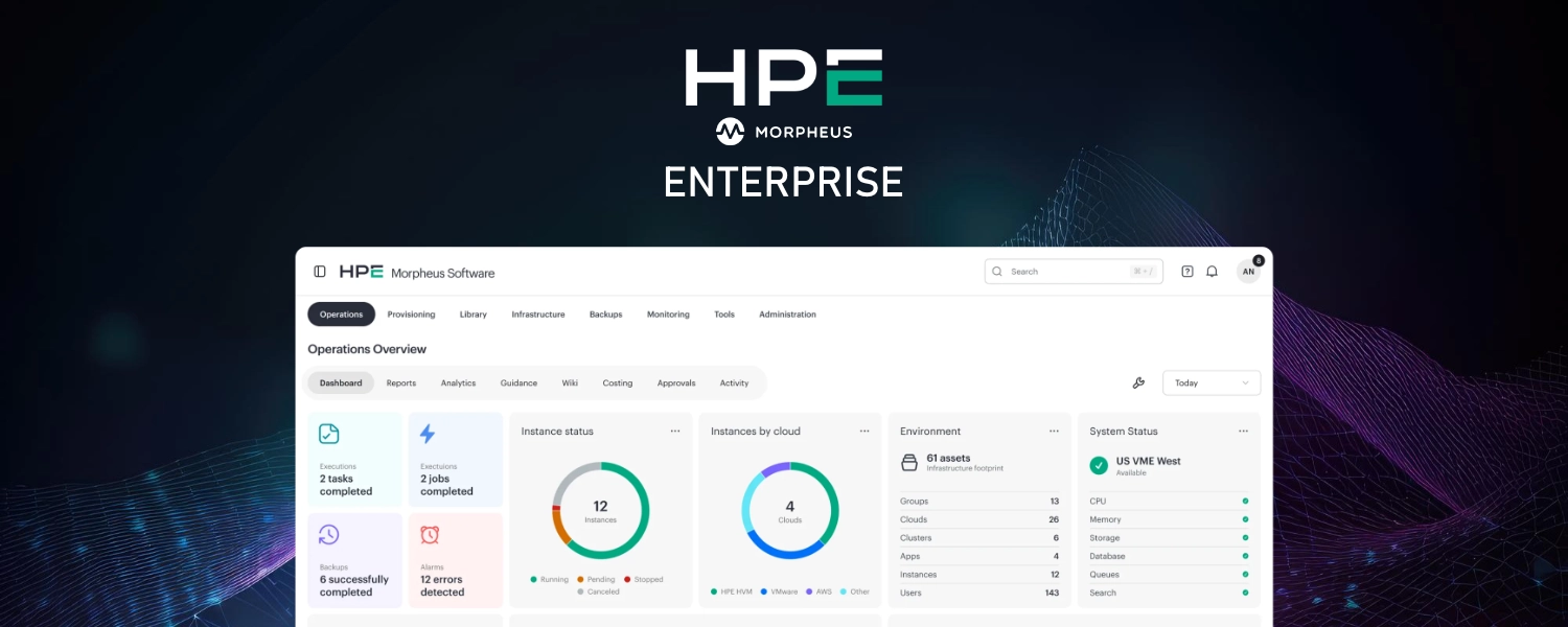 Blog-Serie Hypervisor Alternativen – HPE Morpheus Enterprise