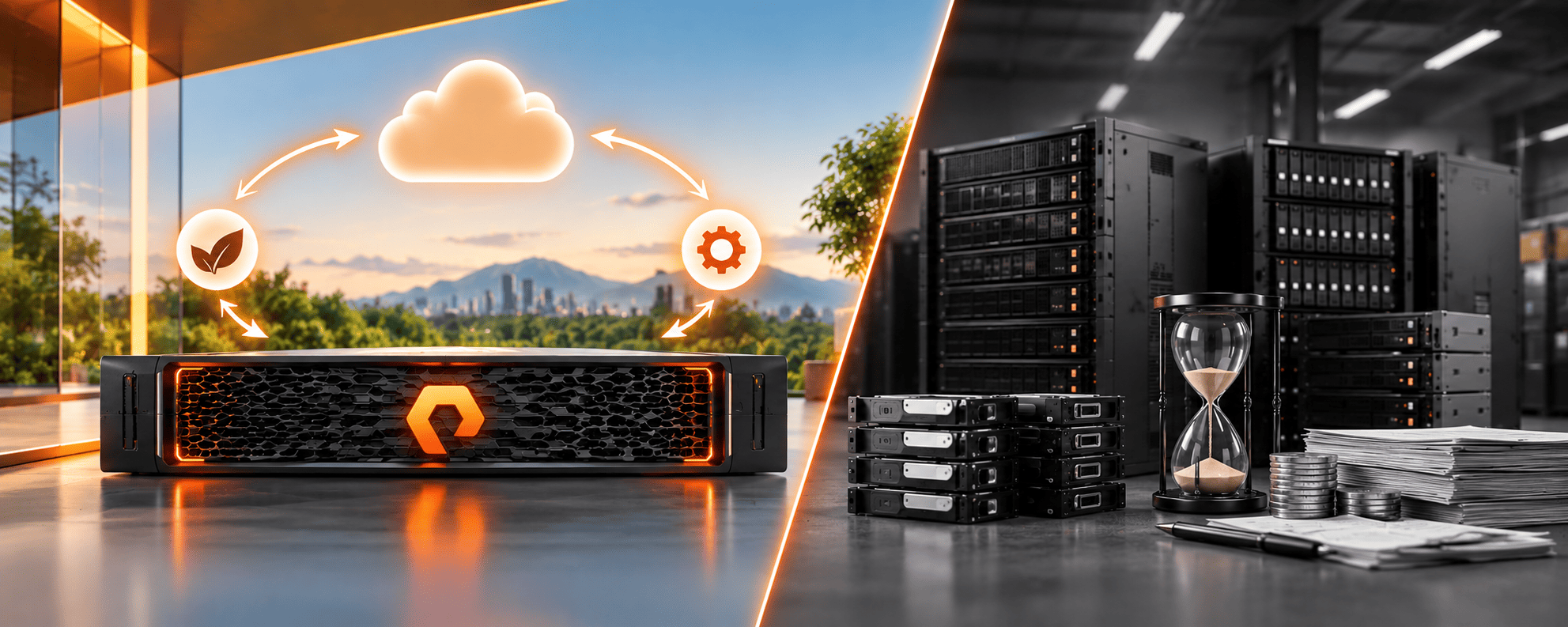 Evergreen//One im Vergleich zum klassischen Storage-Modell